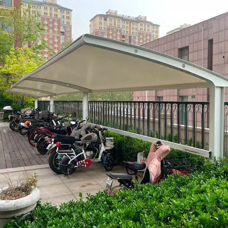 广州膜结构电动车棚