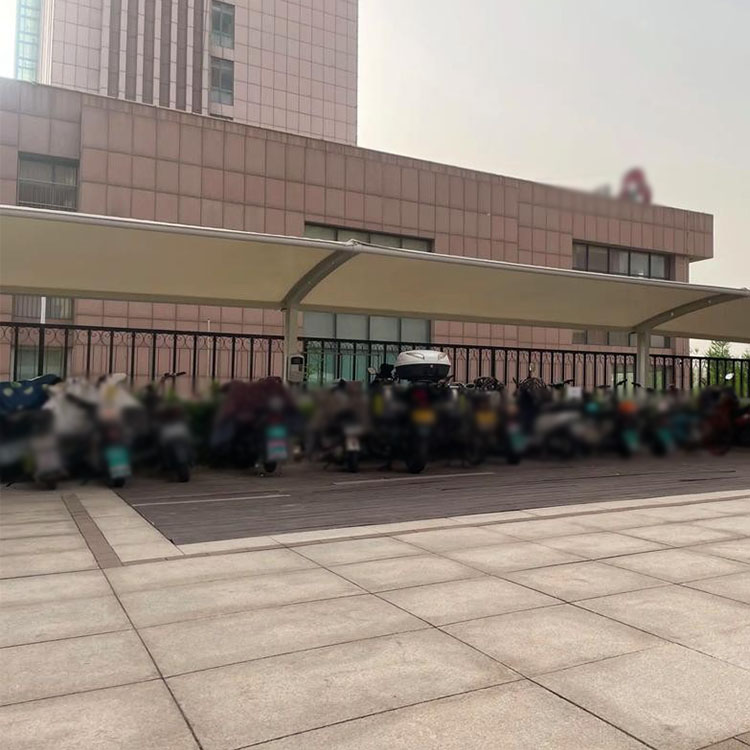 广州膜结构电动车棚